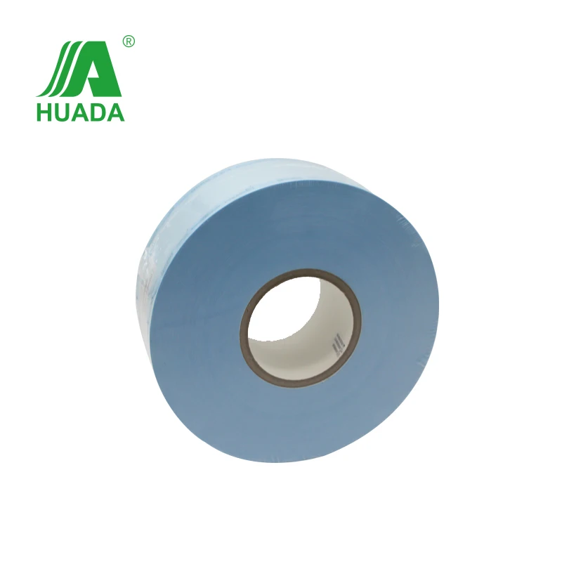 Medical device autoclave heat sealing sterilization flat pouch reel