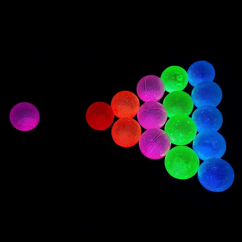 Glow in dark  toys Outdoor Sports  long lasting 2.5 inch Ball