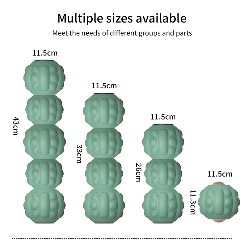 Biodegradable Yoga Column Fitness Equipment Pilates Foam Roller Fitness Gym Exercises Muscle Massage Roller