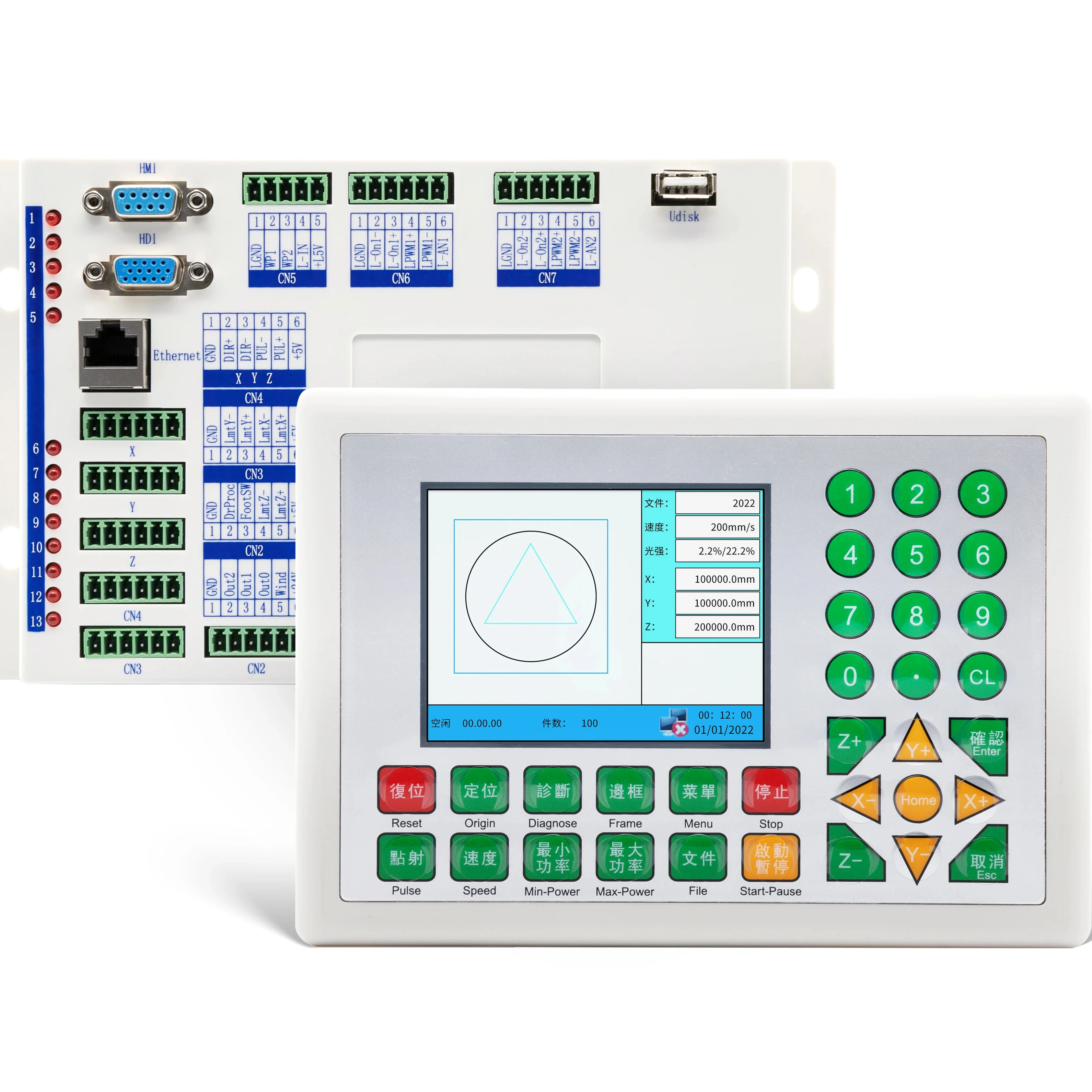 Система контроллера Ruida RDC6332G для лазерной резки