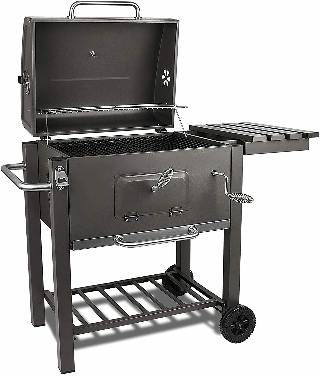 Smoker Barbecue Outdoor Charcoal Portable Grill Garden BBQ Wheels smokeless eco bbq charcoal grill