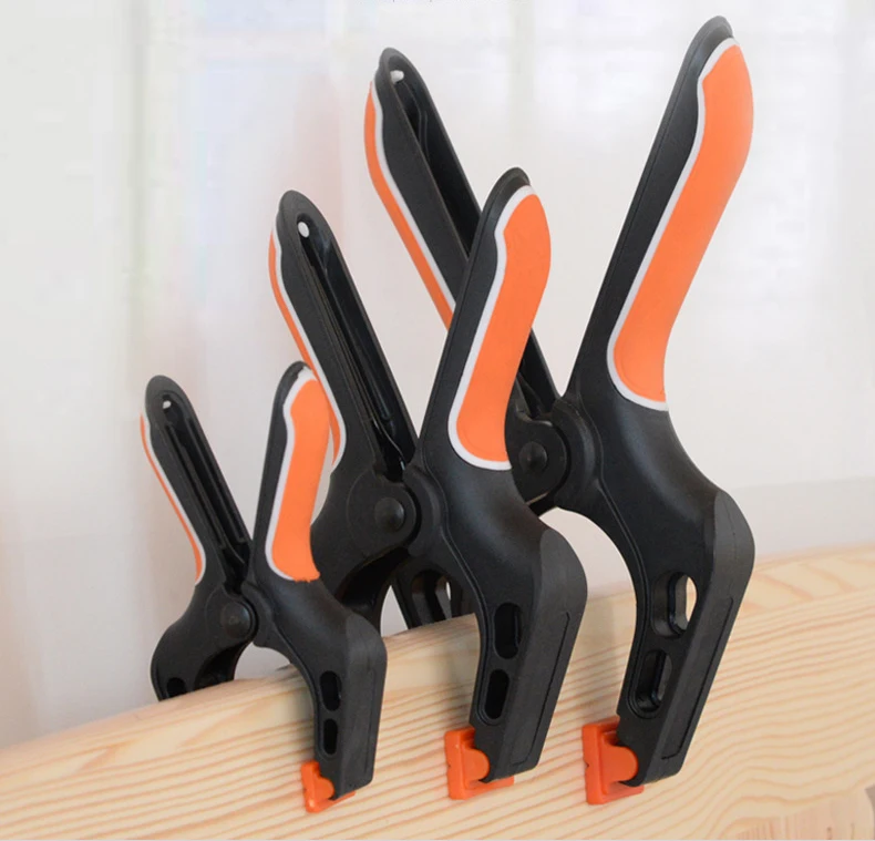 Wood Working Tool 3 4 5 6 8 Inches Nylon Spring Clip A Shape Plastic Clamp for Woodworking