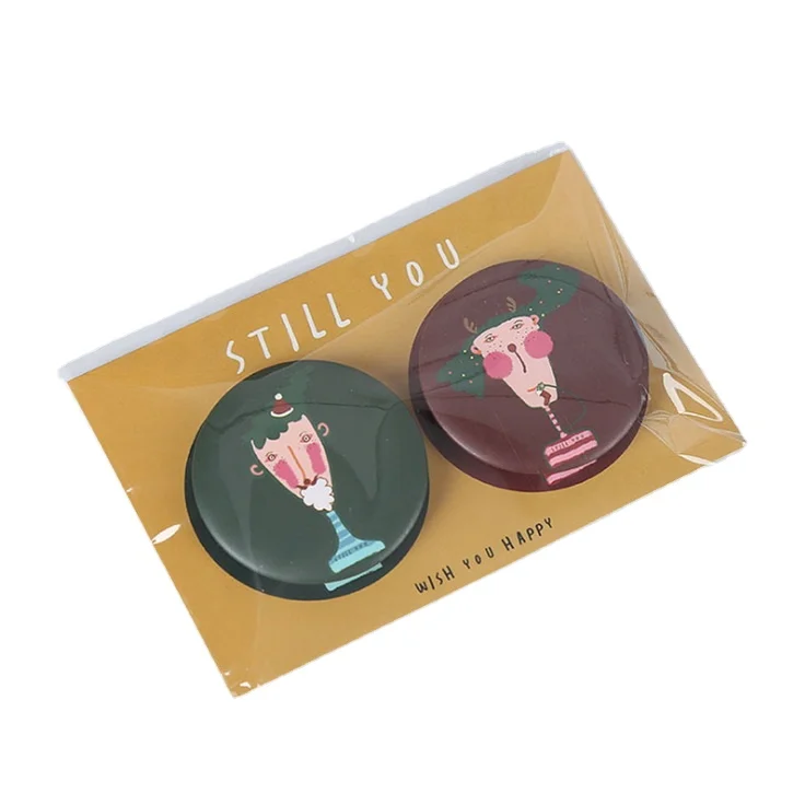 backing card packing metal pin safe badge for children