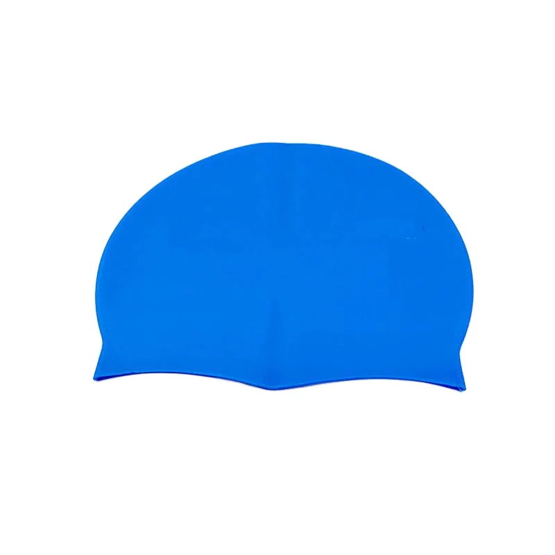 
Ebay High quality custom made multi-color and logo waterproof 100% silicone swimming hat seamless nude molded swimming caps 