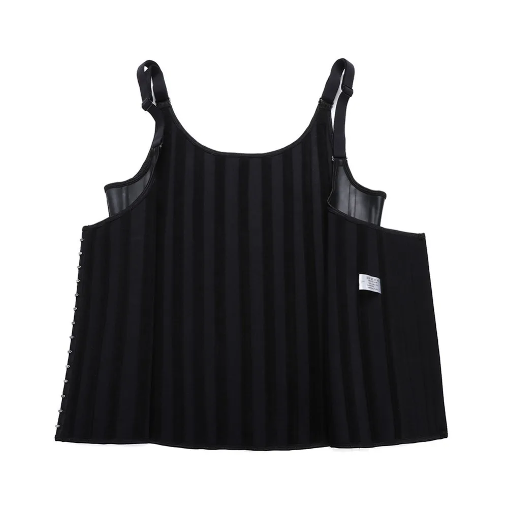 Direct Supply Shapewear Essentials Latex Firming Prendas moldeadoras Adjustable Buttoned 25 Steel Support Shaper Corset Vest