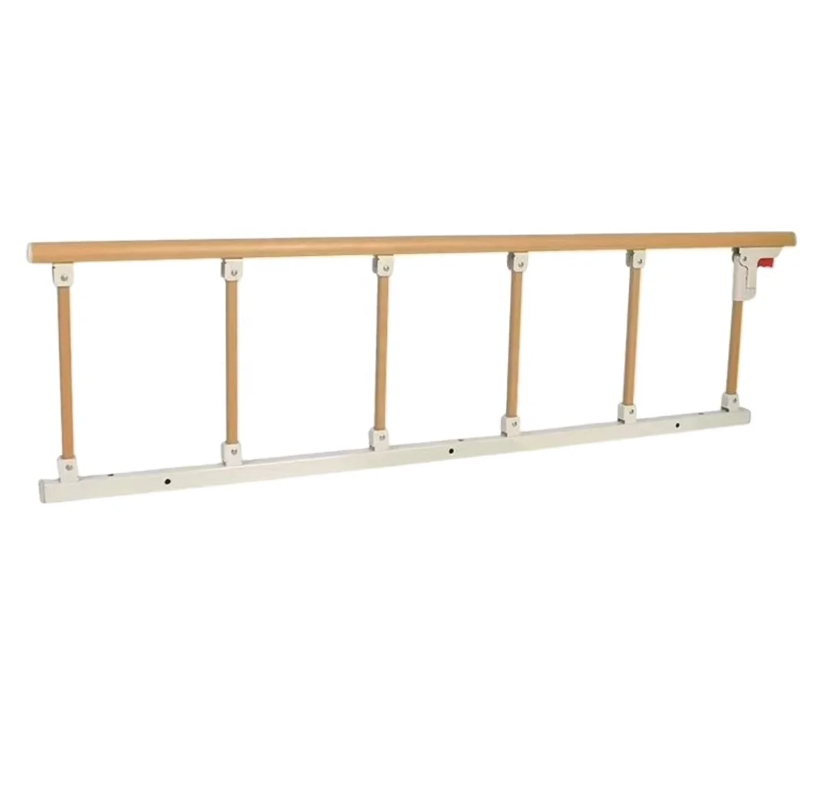 Factory sale Hospital bed accessories Guardrail Aluminium SS Folding Side Rail for medical bed