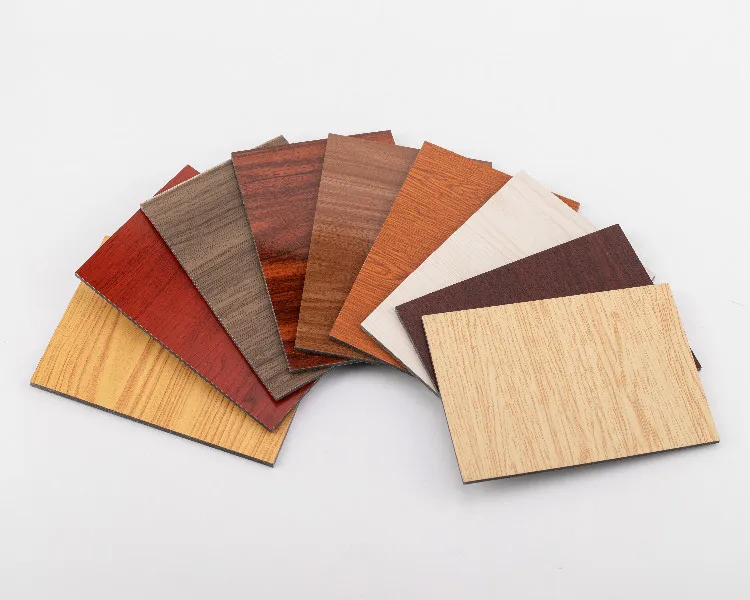 Wood Composite Panel Exterior Plastic Materials ACP Wall Aluminum Panel Cladding