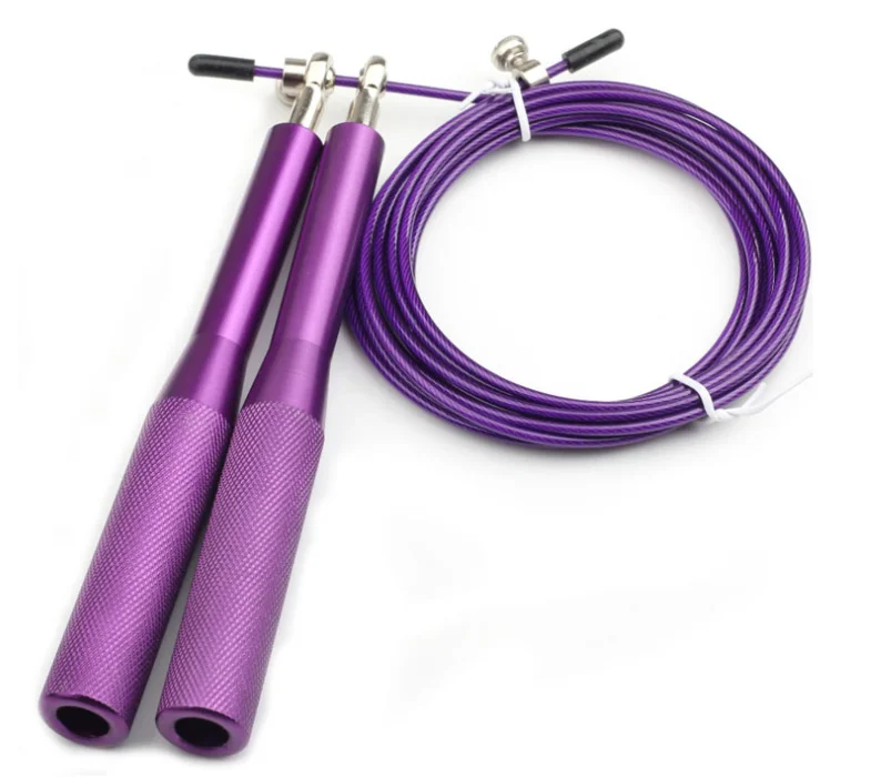 Hot Sale Adjustable Stainless Steel Wire Aluminum Handle speed Jump Skip Rope