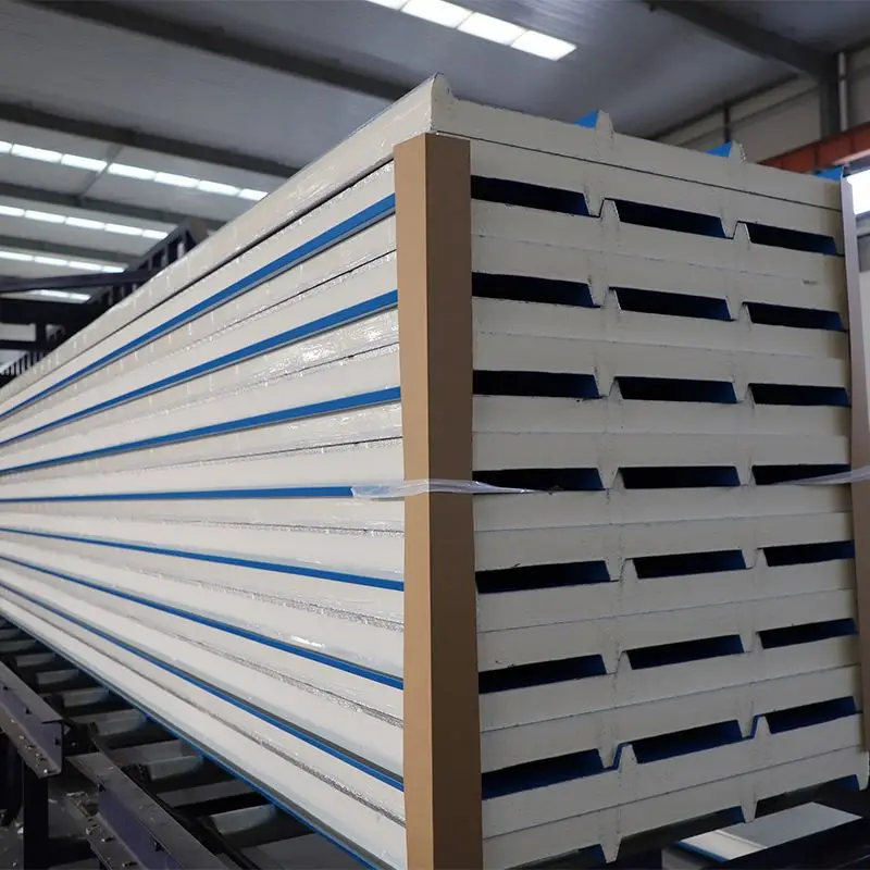 Yinghe Stainless steel sheet coated PU sandwich panel for freezer room