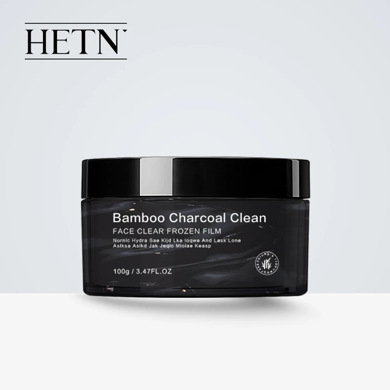 Comprehensive care bamboo charcoal deep clean peel off face mask bamboo charcoal face mask  charcoal blackhead remover mask
