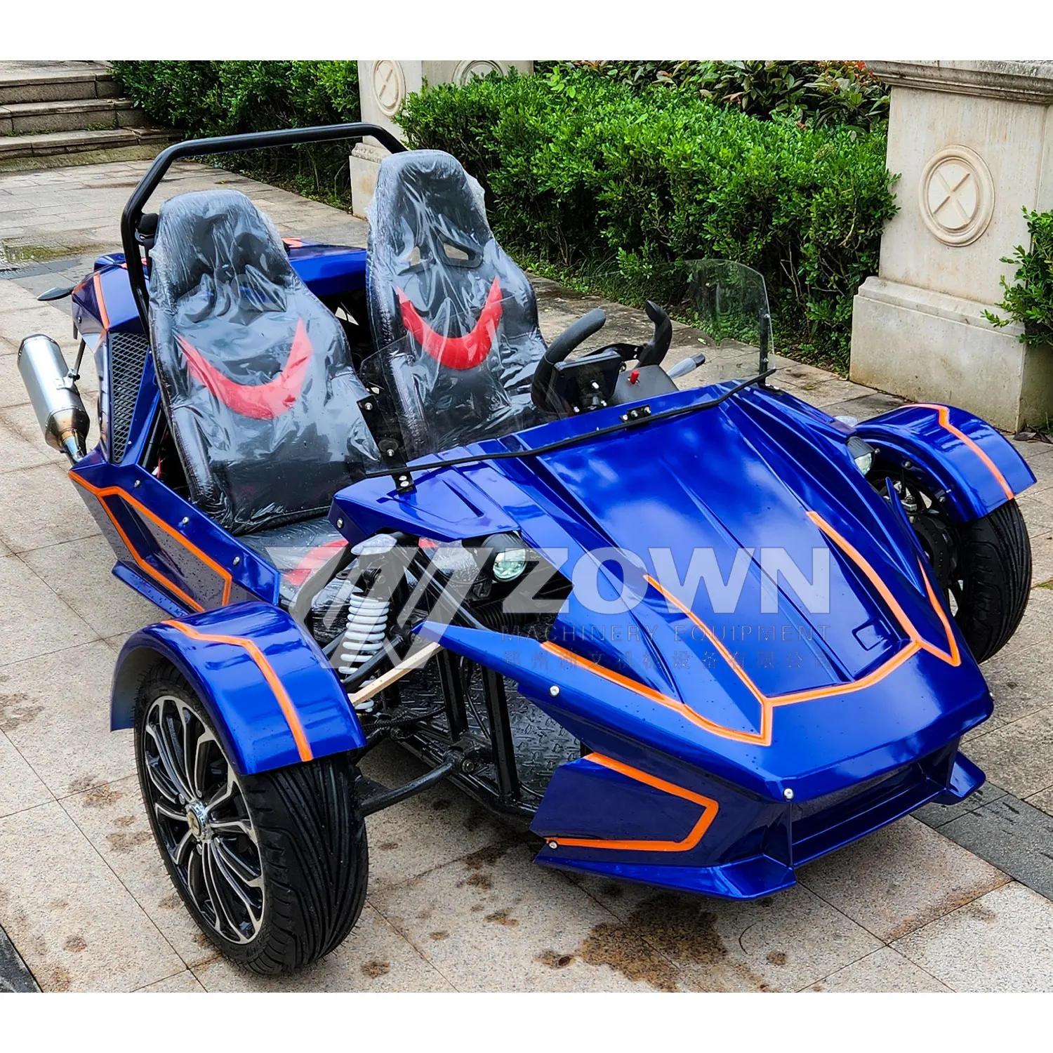 Индивидуальная Настройка 350cc китайский Реверсивный трехколесный велосипед трансформируемый суперкар ztr trike roadster 250cc винтажный автомобиль