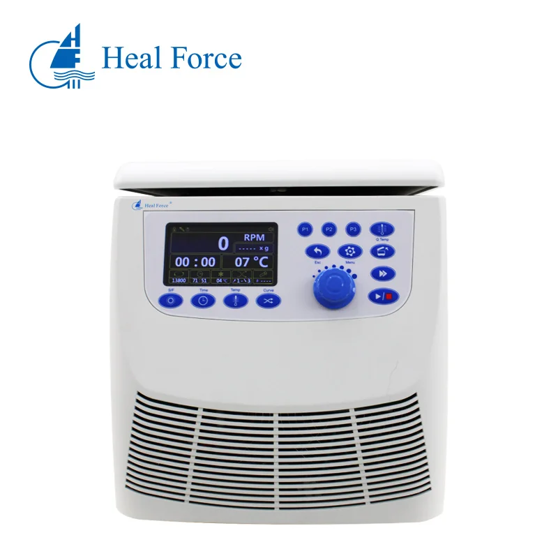 Высокоскоростная рефрижераторная центрифуга Heal Force для клинической диагностики 13800 об/мин neoффуг