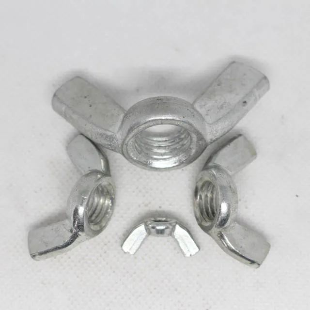 China fastener manufacturer M8 M10 SS304 Butterfly Nuts Precision Casting DIN315 Stainless Steel wing