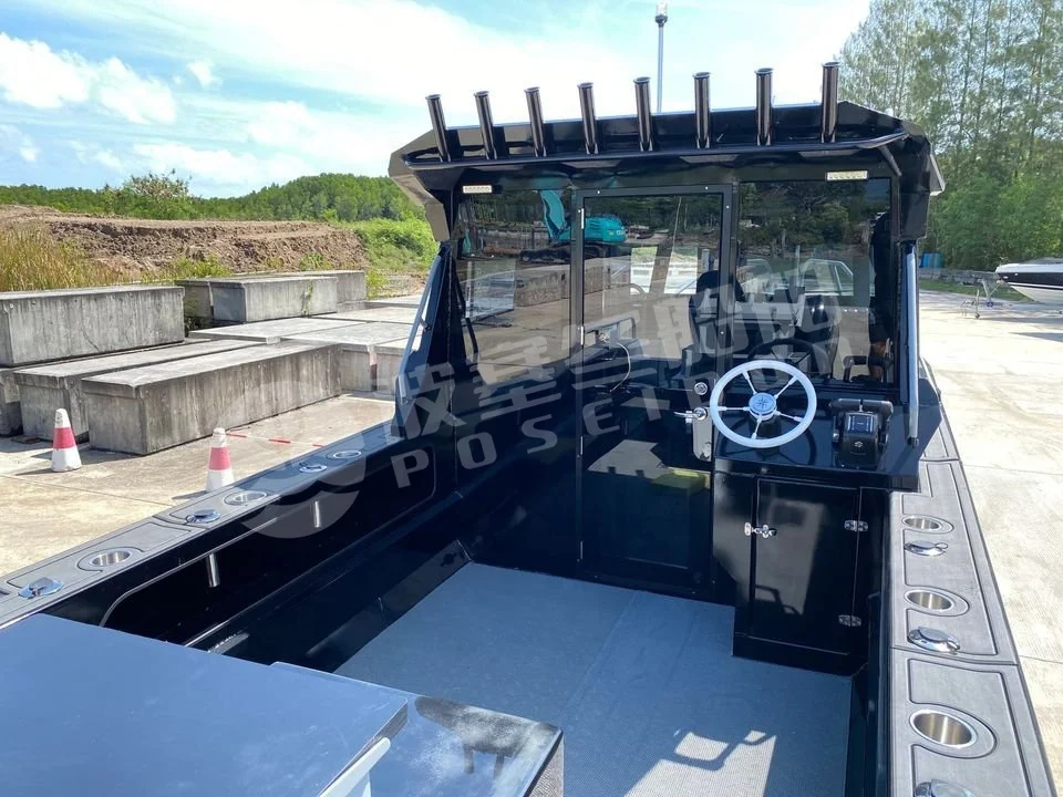 V Bottom Hull 30FT 9M Speed Boat New Cabin Cruiser Boats Aluminum Fishing Boat