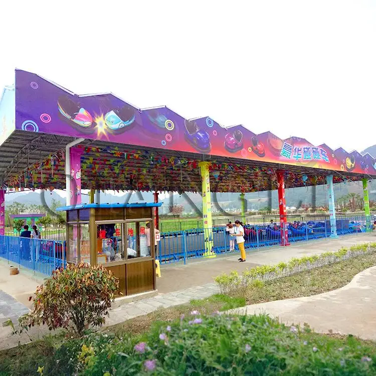 Attractions Amusement Park Rides Kids Adult Outdoor Rotating Dodgem Battery Electric  Bumper Cars