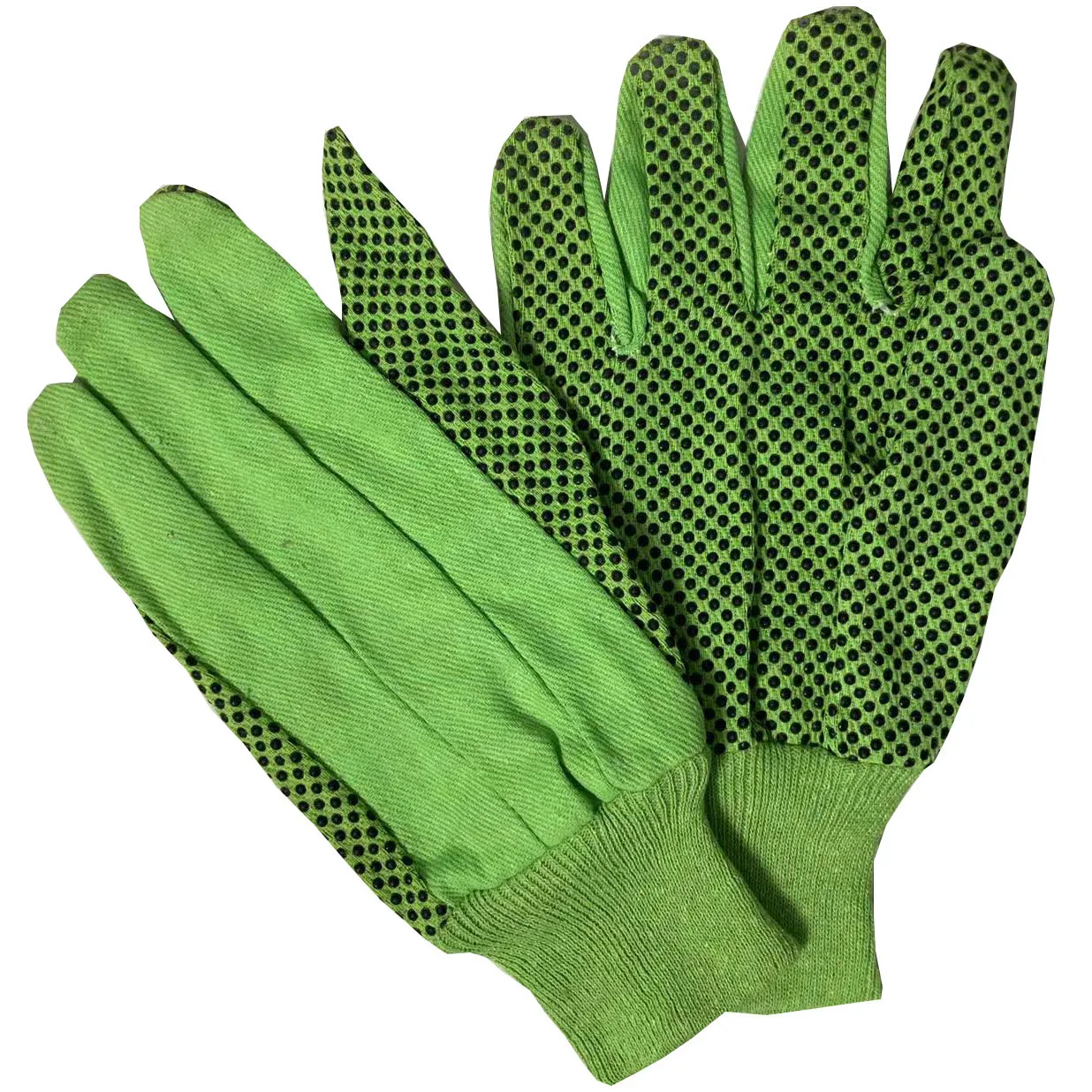 SLG-366T2 China hot selling high quality low price Cotton Drill work working safe safety Garden Gloves