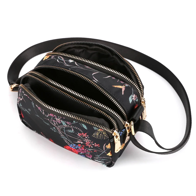 Wholesale Casual Outdoor Versatile Women  Mini  Messenger Bag Waterproof Nylon Tote Handbags Shoulder Bag