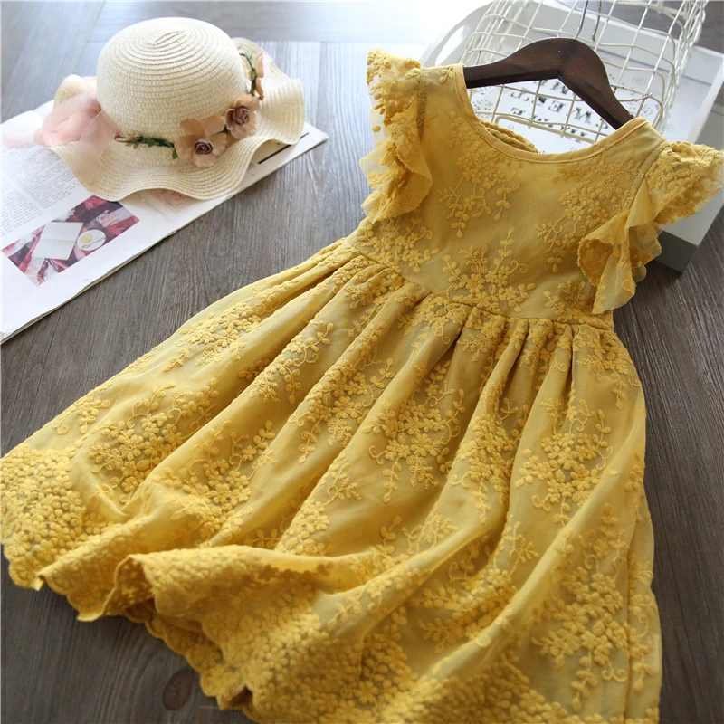 Summer Lace Children Clothes Princess Children Dresses for Girls Causal Wear Dress 3 7 Year Girls Dress Vestido Garment Fille