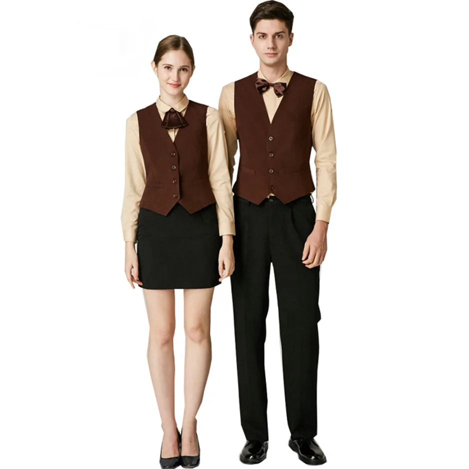 New Design Receptionist Hotel Uniform for Front Desk Staff