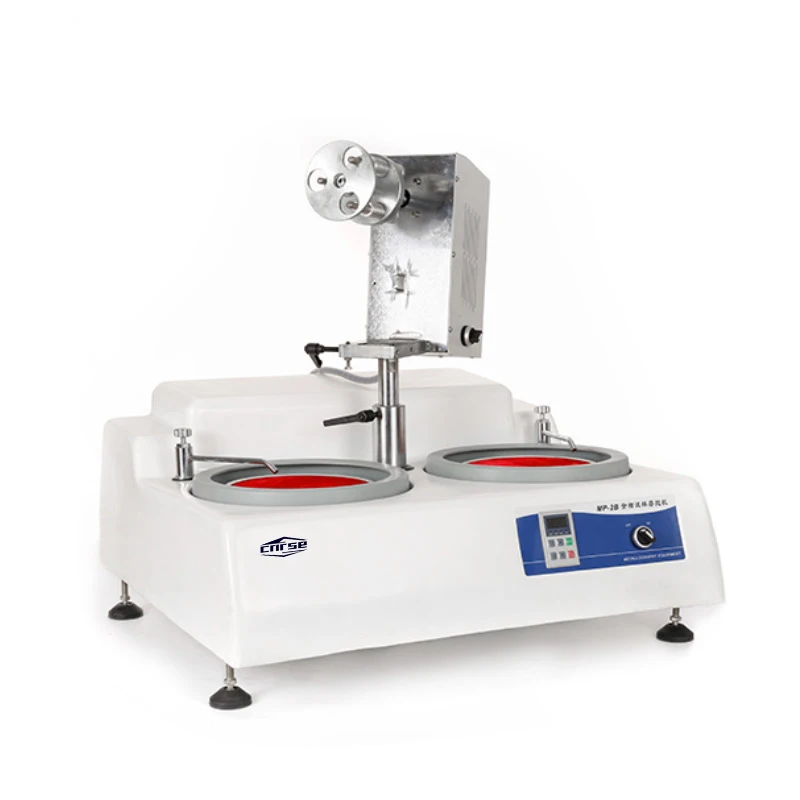 Semi Automatic Metallographic Grinding And Polishing Machine Dual Disc And Dual Control Polishing Machine
