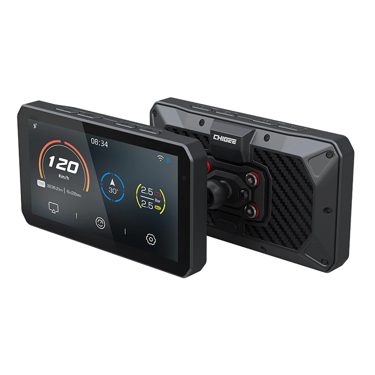 CHIGEE AIO-5 Play 5G DDR3 5-дюймовый мотор BMW Wifi мотоцикл Черный Ящик видеорегистратор с двойным объективом