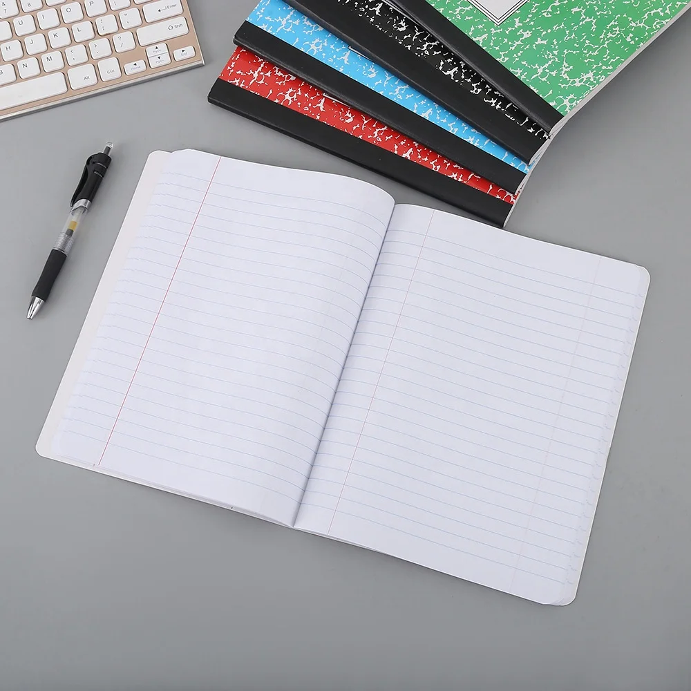 B5 Cheap School Student Exercise Composition Notebook Marble Composition Book 7.5 x 9.75 Inches Paperback 100 Sheets