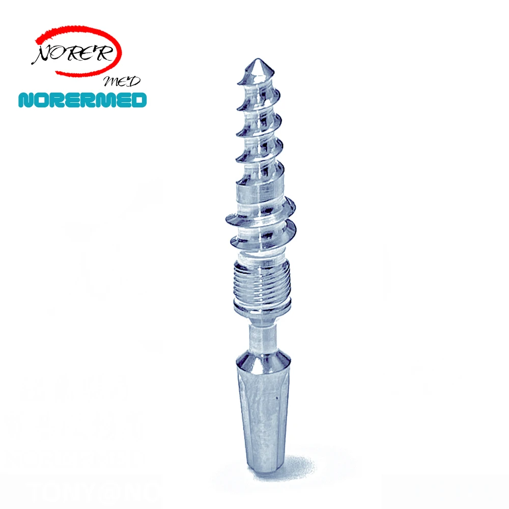 China manufacturer Titanium  Dental  TPG one-piece Implant Screw with Abutment for Dental Implant system