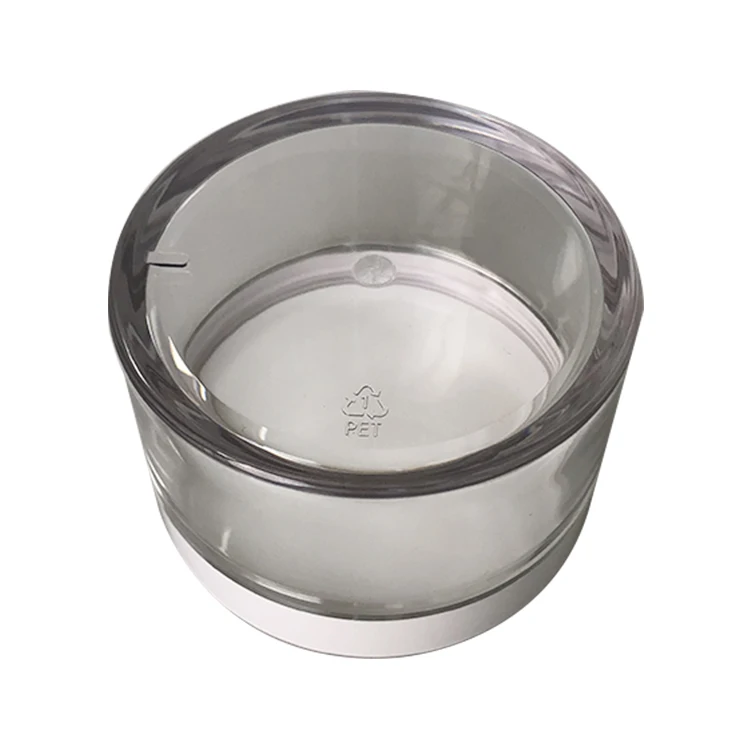 2019 New Design Cosmetic Packaging Plastic Pet Body Butter Jars For Food And Cosmetic Packing