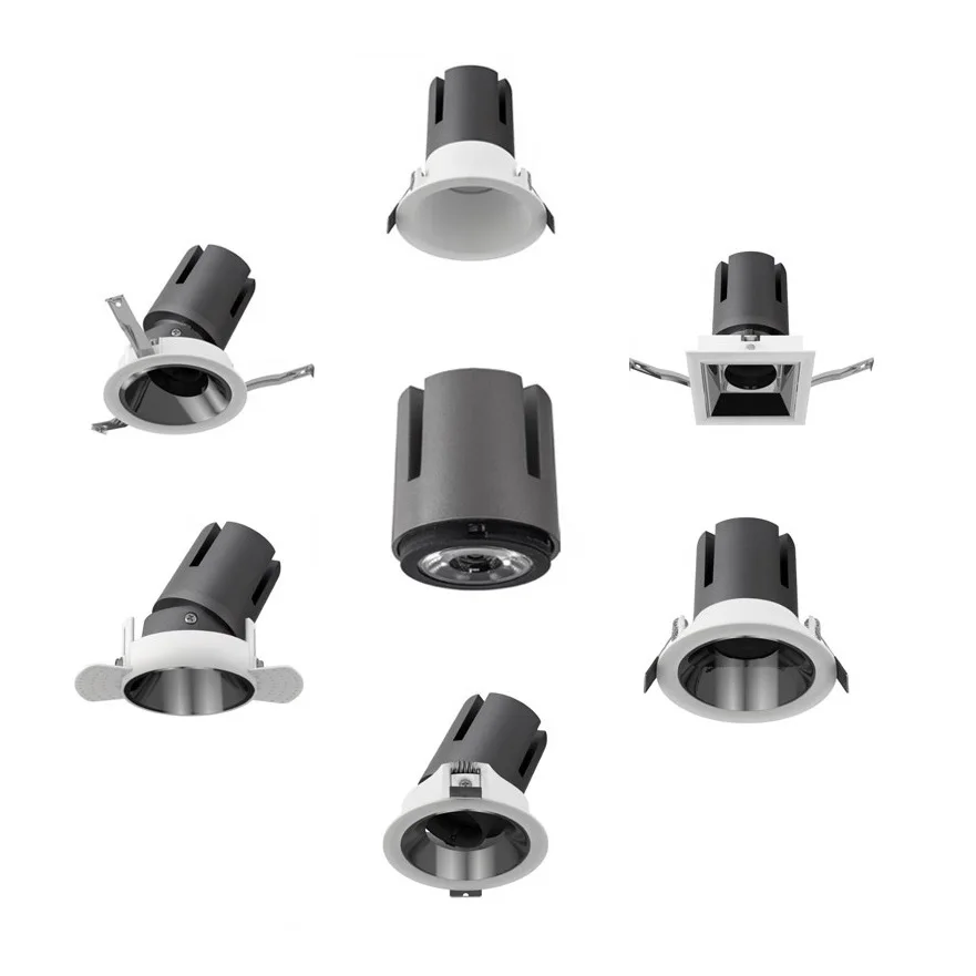 Low Price Suppliers Spot Lights Led Ceiling Light Indoor Led Recessed Down light Adjustable New Design Gold Led Downlight