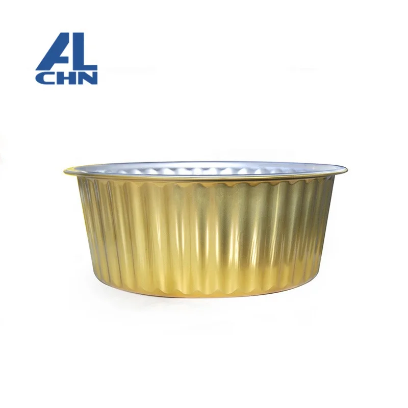 
ALCHN Round Foil Pans - Disposable Aluminum Foil Cake Trays - Freezer & Oven Safe - for Baking, Cooking 