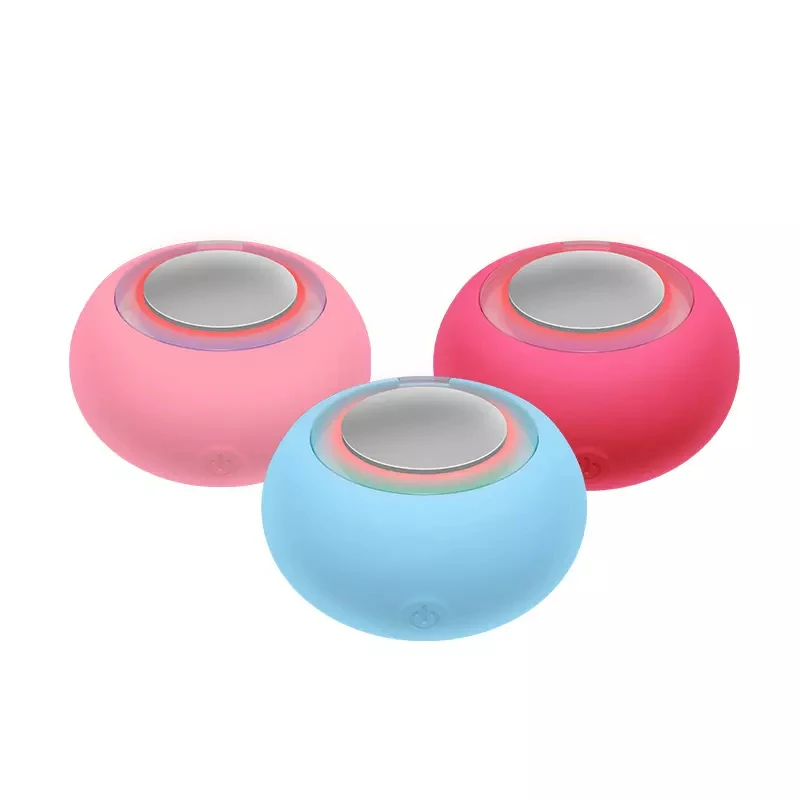 Многофункциональный силиконовый Электрический Вибрационный массажер для лица, устройство для ухода за кожей лица, терапевтический инструмент со светодиодной подсветкой