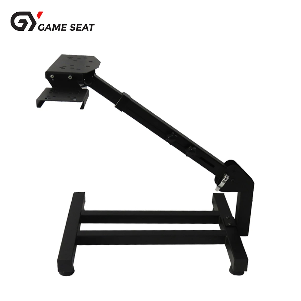 GY050 Foldable Seat Racing Gaming Simulator High Density Steel With Leather Steering Wheel Stand Model For Wii/Xbox