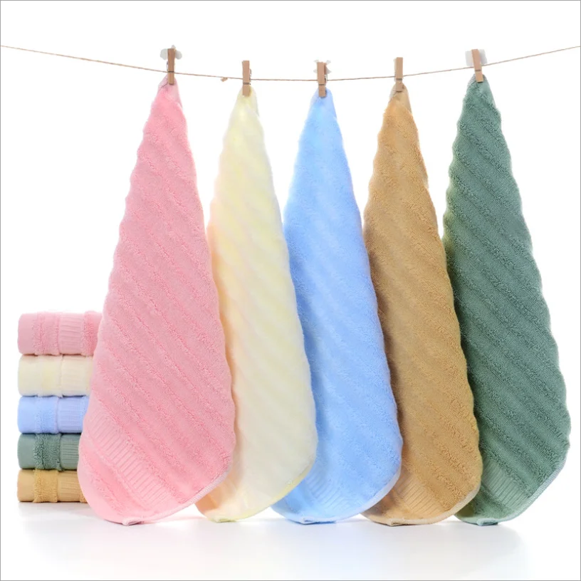 Детская мойка для лица 100% Бамбуковая мочалка Роскошная детская ткань детское полотенце рук