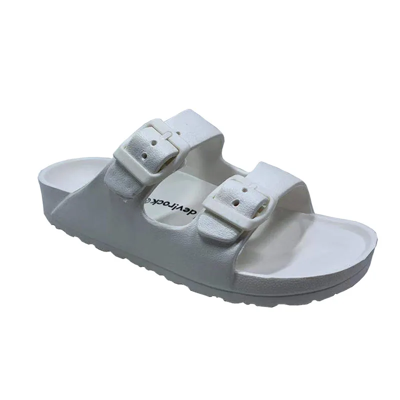 Детские сандалии с логотипом EVA, детские тапочки, обувь унисекс, заводская цена