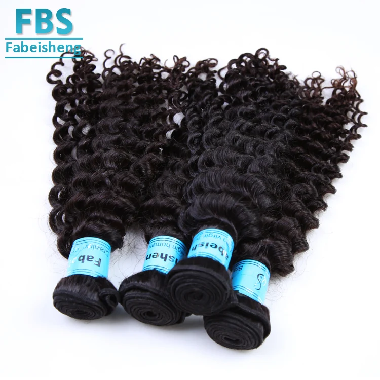 2018 FBS Raw 100% Unprocessed Virgin Malaysian Remy  Deep Wave Human Hair Weaving