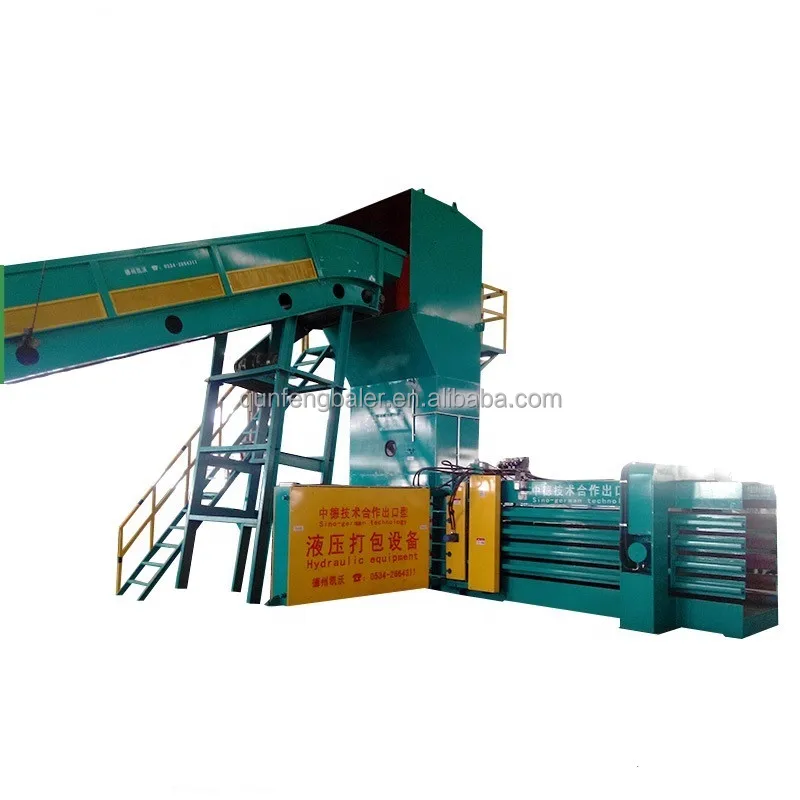 Hydraulic paper baler compression baler recycled paper compressor waste paper horizontal baler manufacturers