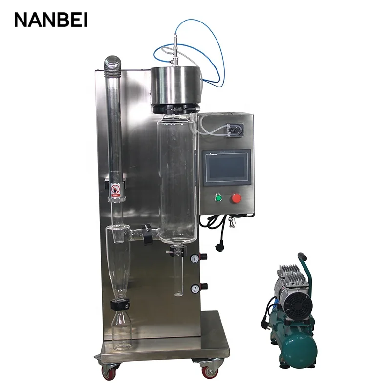 NANBEI laboratory 2L Small Instant Coffee powder spray drying machine Mini spray dryer