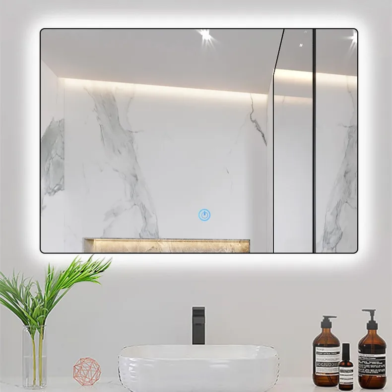 Cheap Wall Mounted CE Listed Smart Function Led Vanity Light Mirror for Bathroom Makeup