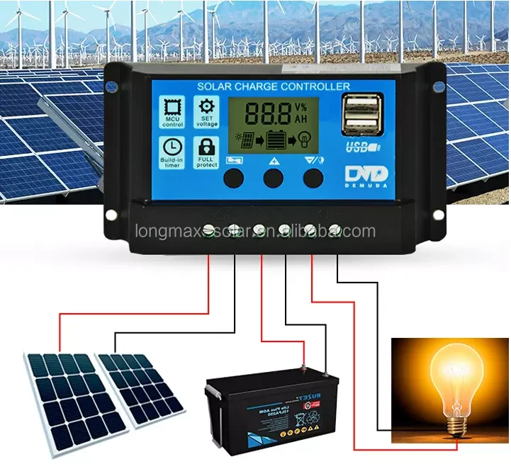 Most Popular Charge Controller Solar Pwm Solar Controller 10-30a China Solar Charge Controller