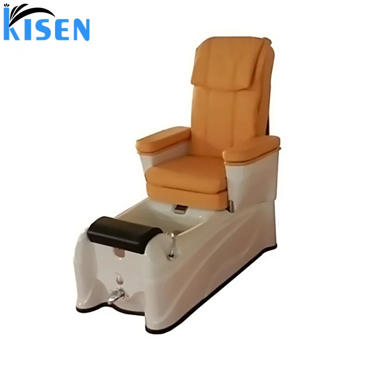 new production sky blue luxury tina para pedicure spa LED bowl acrylic footbath with wheels pedicure station