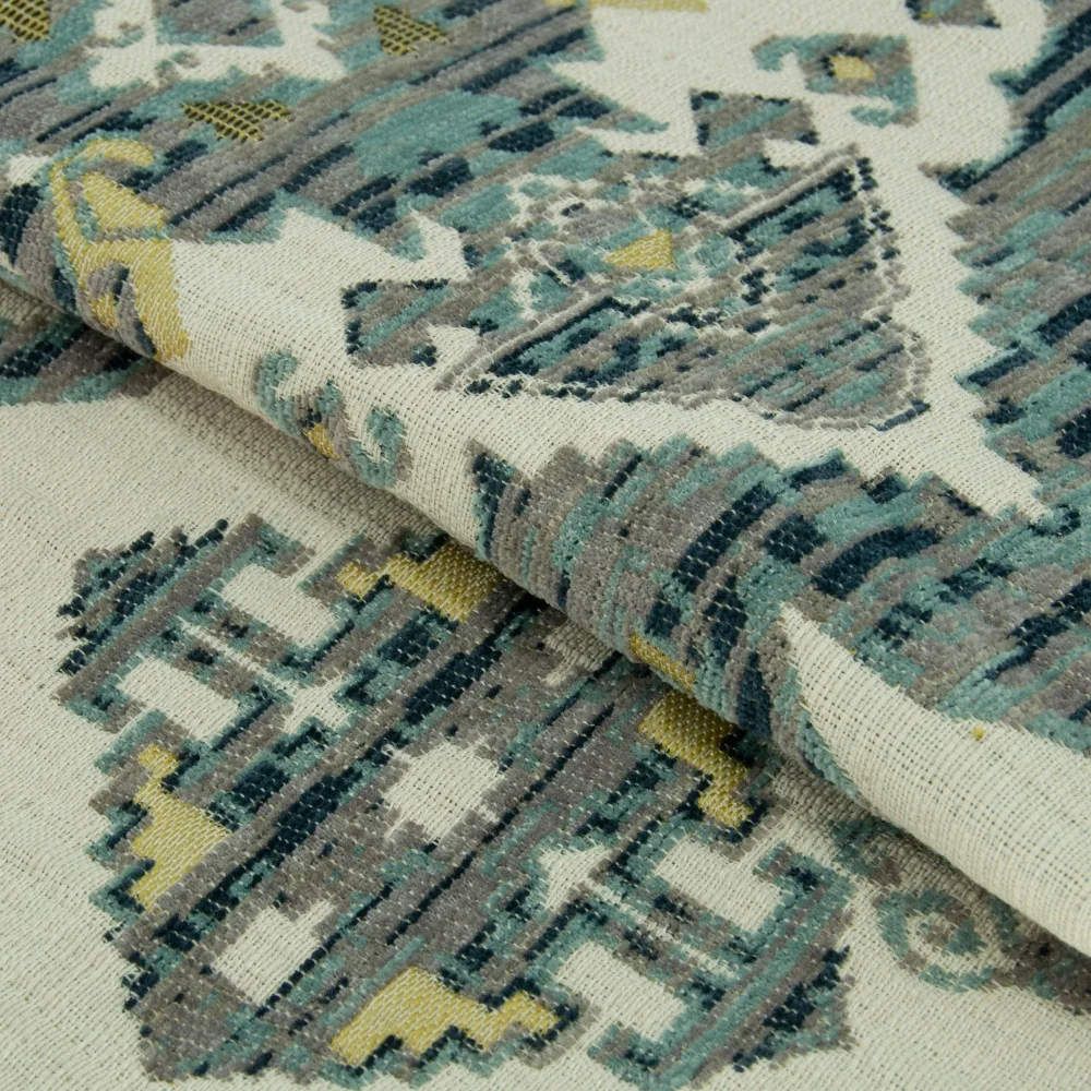 jindian brand Hot Sale Fashion Design 100 Polyester Bed Sheet Sofa Fabric Floral Pattern Jacquard For Living Room