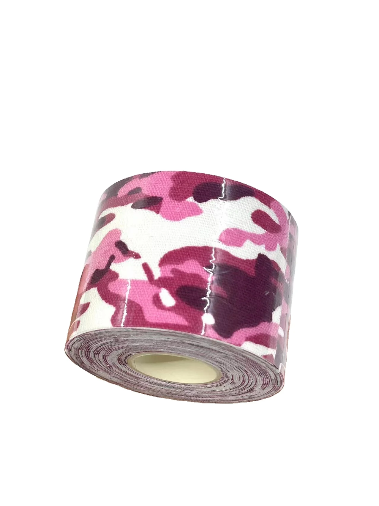 Sport Elastic Muscle Tape Printed Camouflage Pattern Cotton Fabric Kinesiology Tape 2inch Width Custom Logo & Free Sample