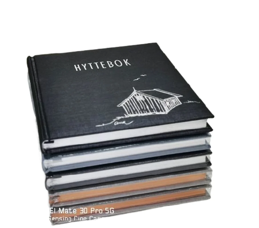 Manufacturing Europe Hardcover Notebook Hot Silver Stamping Printing with Best Book Service