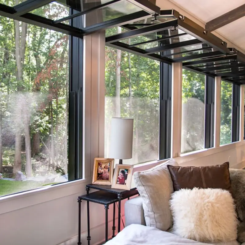 CLAERVIEW High Quality Electric Vertical Lift And Up Folding Window