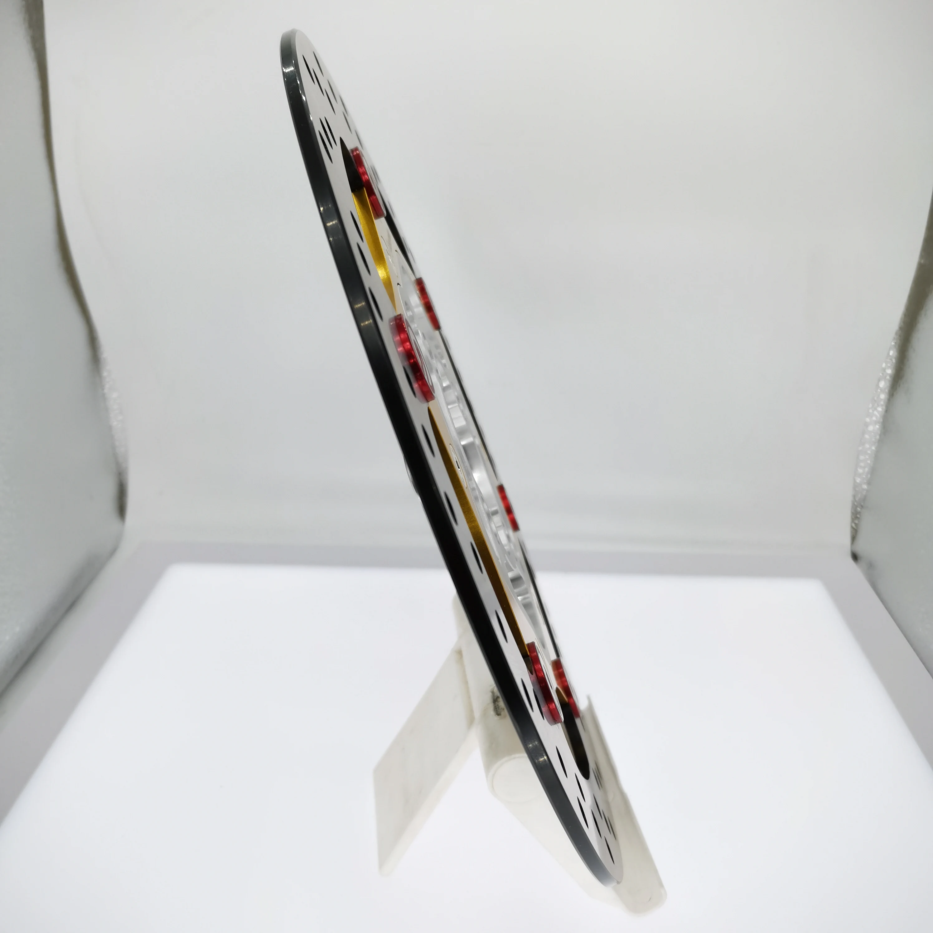 Manufacturer OEM  267mm CNC T6061 T7075 Aluminium alloy anodized color  Motorcycle  front brake disc brake rotor  pads parts