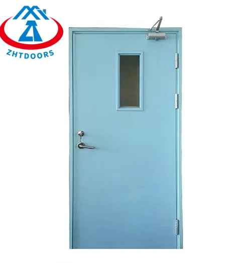 ZHTDOORS Featured Hot Selling Steel Fire Doors Rated 2 Hours Ulul Listed
