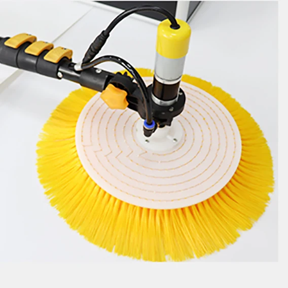 Single Head Solar Panel  Brush Photovoltaic Effort-free Cleaning Dust Industrial Rotary Brush