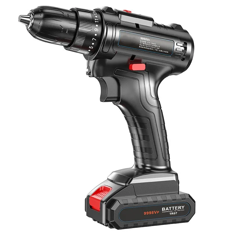 109pcs Cordless Drill Household Hand Tool Set Electric Power Tool with Customized Hard Case Combination Included OEM Support