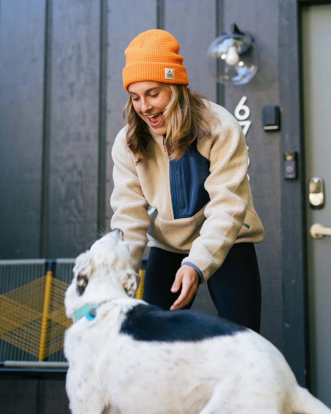 Custom logo Reversible Sherpa Fleece Jacket Outdoor 1/2 Zip Sweatshirt Loose comfort Sports Warm Sherpa Fleece Hoodie Wholesale