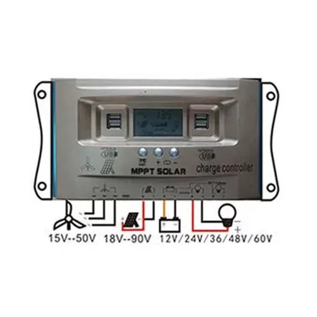 Manufacturer OEM MPPT 12V/24V/48V 30A Intelligent Solar Charge Controller